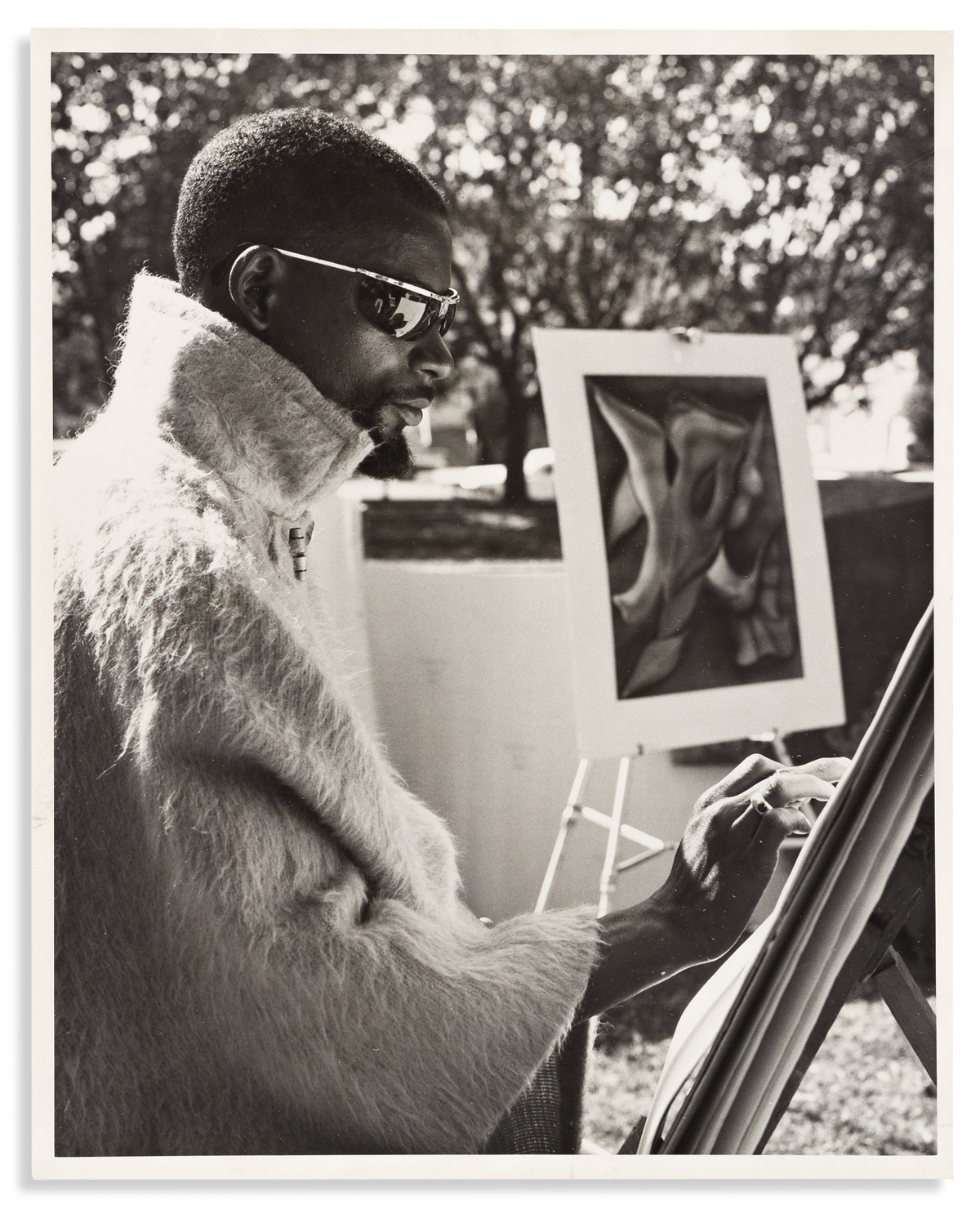 (ART.) Folder of publicity materials on Black artists compiled by a California art critic.